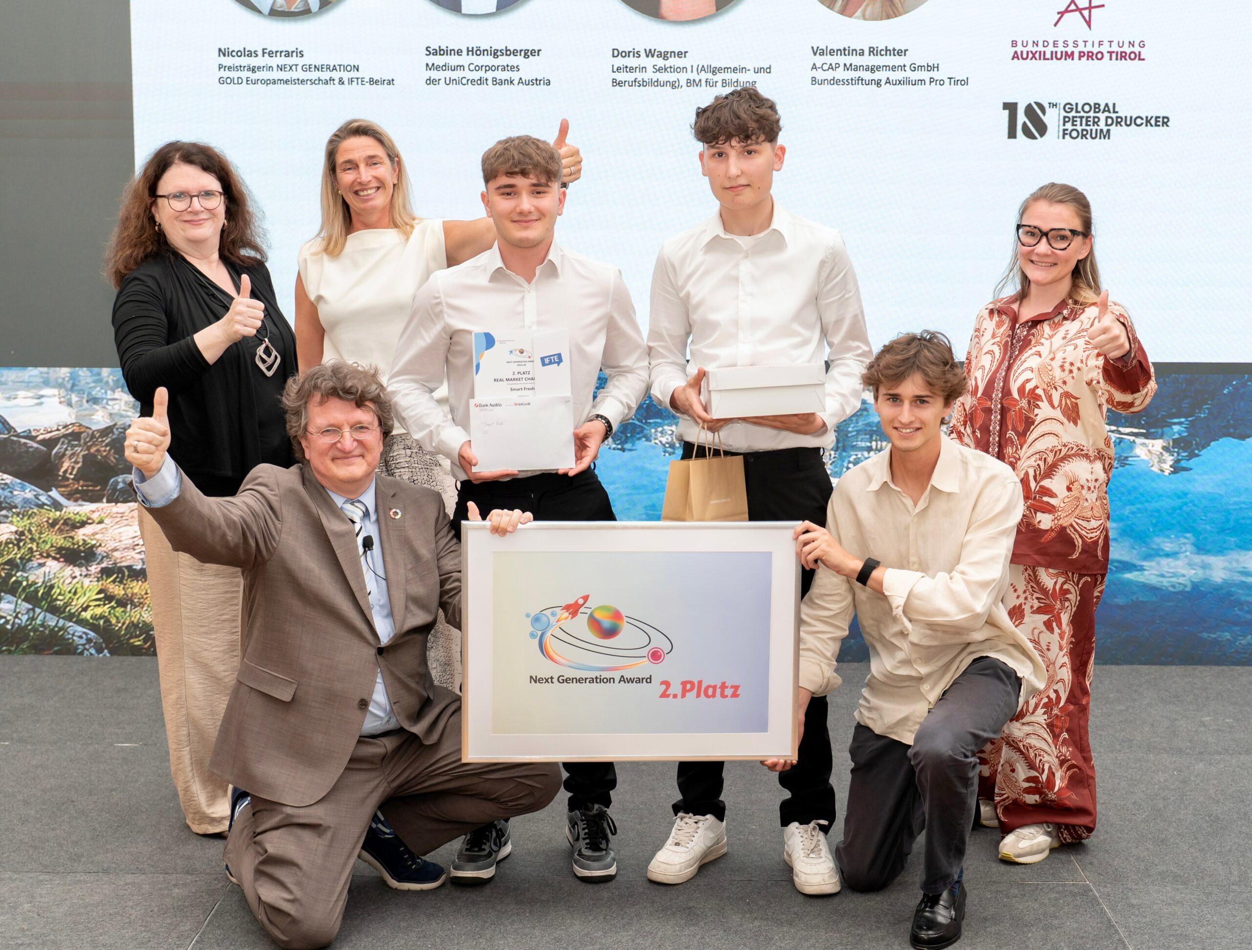 2. Platz beim Businessplan Bundesfinale